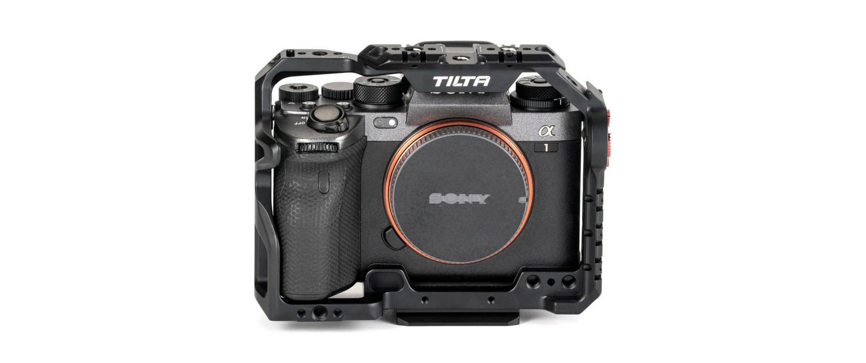 Full Camera Cage für Sony a1 - Tactical GrayBietet eine schützende Panzerung und verbessert die Funktionalität der Kamera