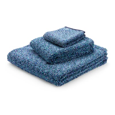 Japanisches Frottiertuch Multicolor, Blau, Seifentuch