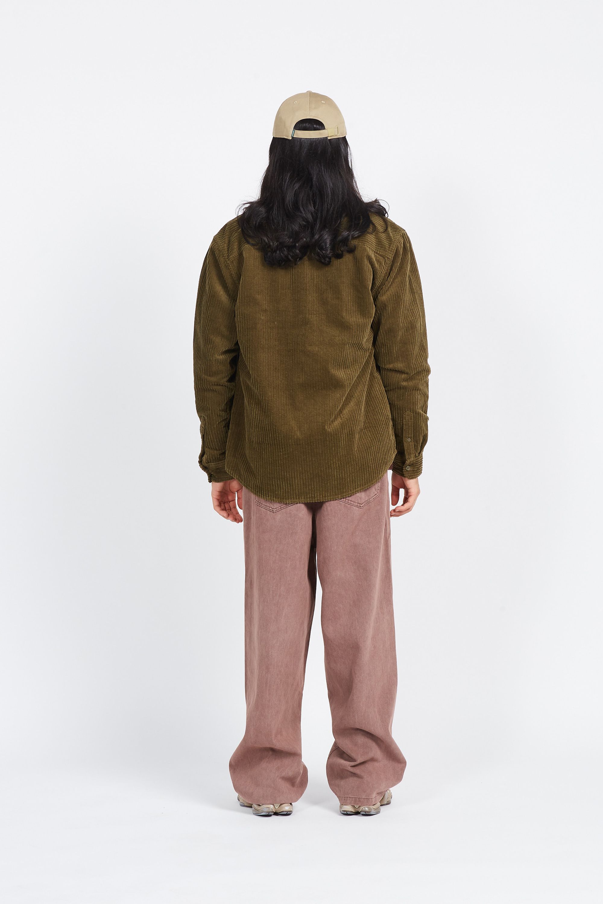 CARHARTT WIP Chemise L/S Rhodes Shirt Kaki
