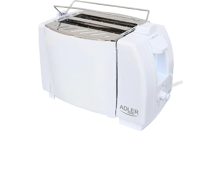 grille pain avec 2 fentes 750W blanc Adler