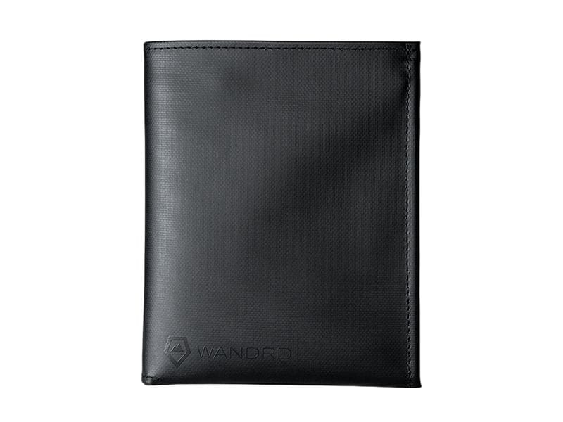 Wandrd Travel Wallet Schwarz Kompakte Brieftasche
