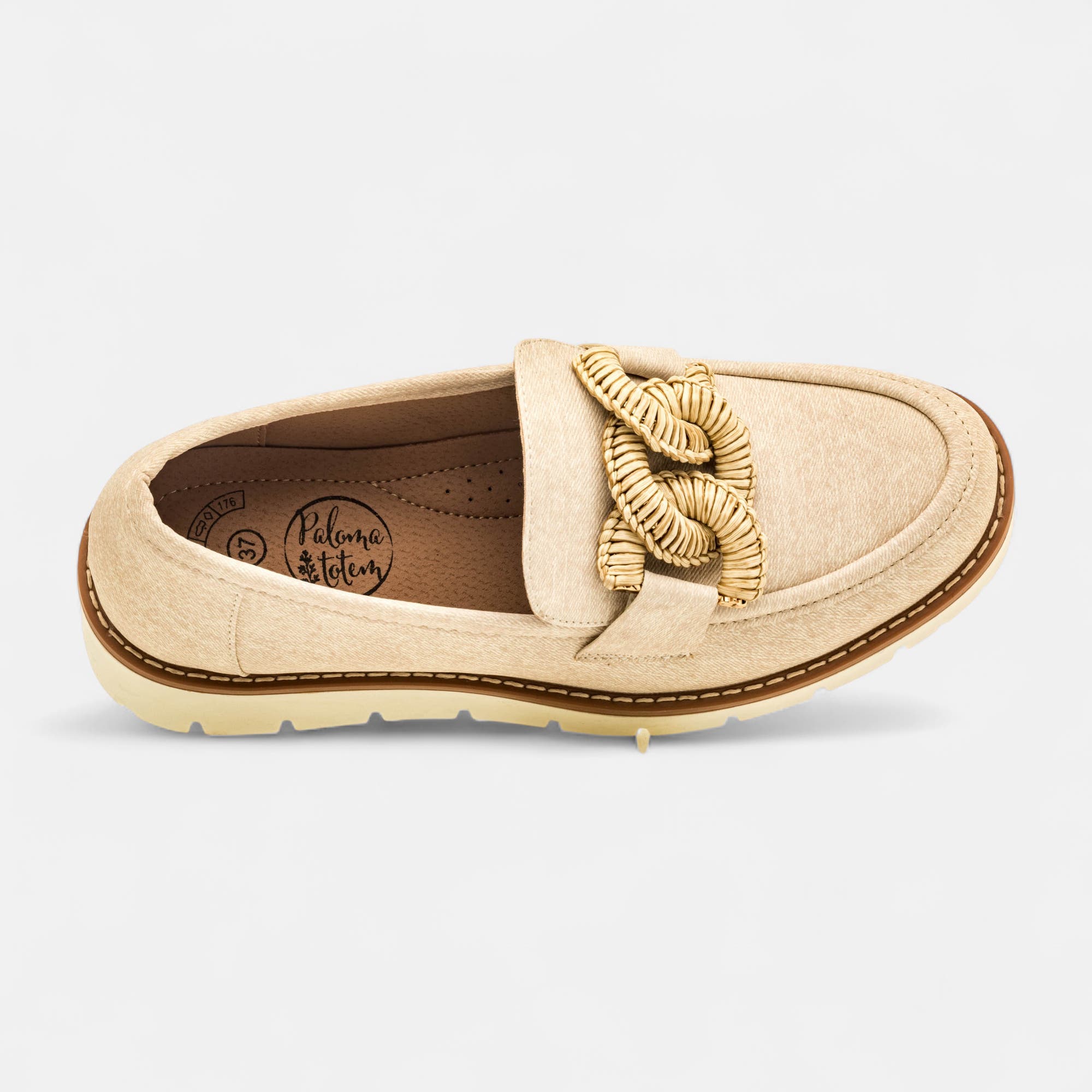 Mocassins Femme beige