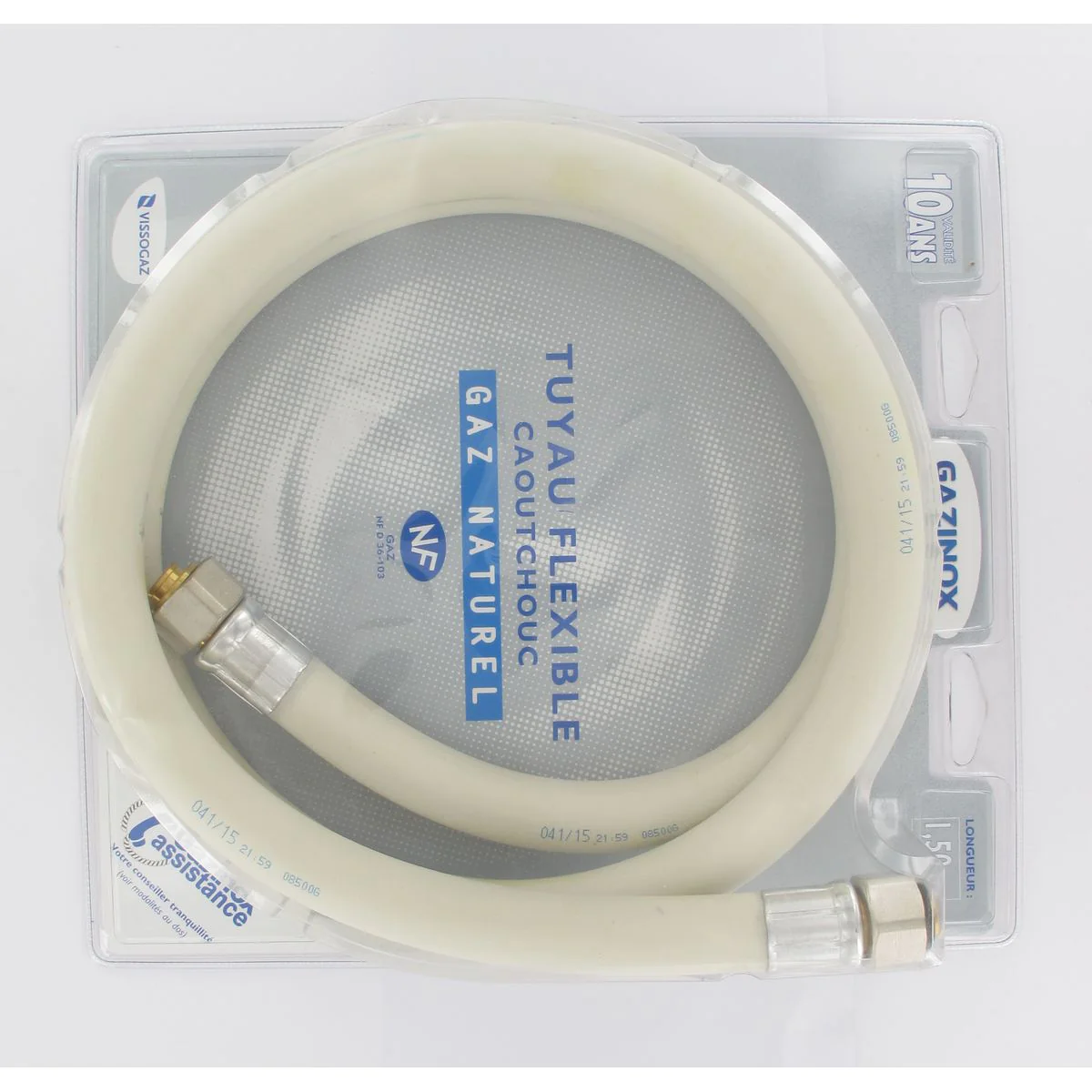 Flexible pour gaz naturel d'1,50 m HomeGaz Fackelmann