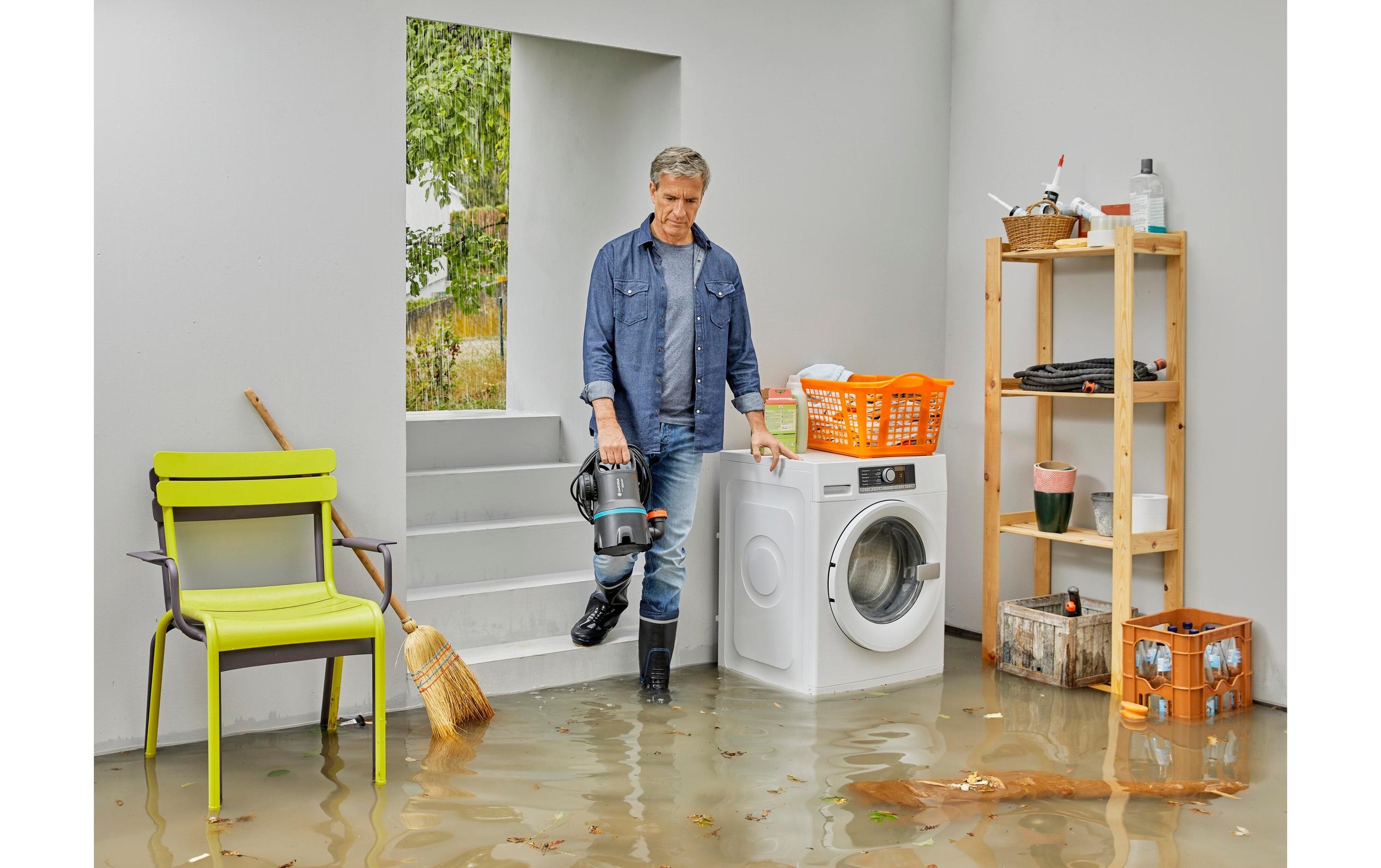 GARDENA Schmutzwasserpumpe »Gardena Schmutzwasserpumpe 9000«