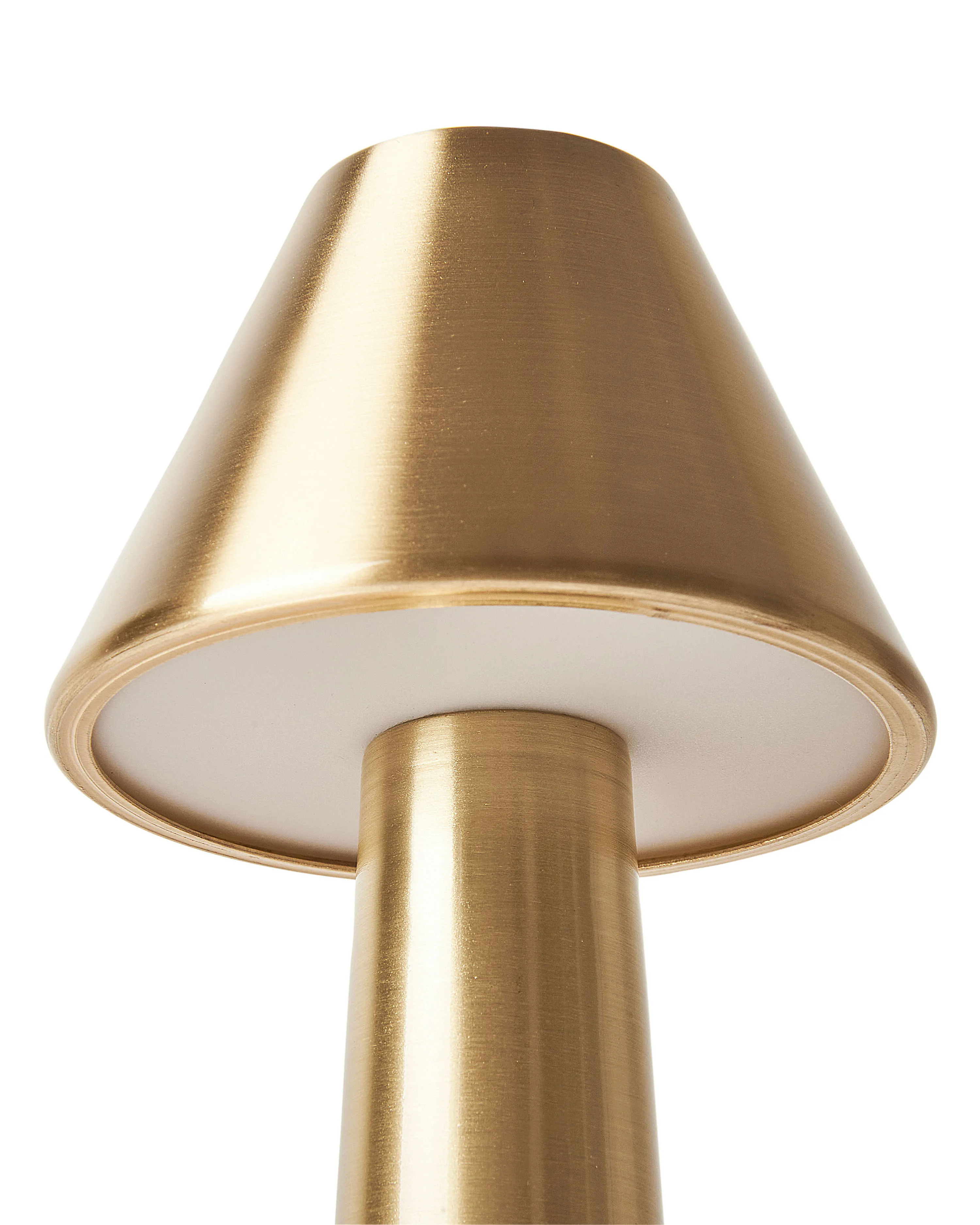 Set van 2 draadloze LED tafellampen JOANES met dimmer Metaal Goud