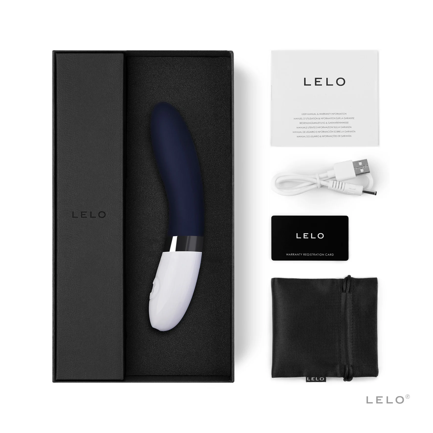 LIV 2 - Vibromasseur pour femme avec vibrations |- Bleu