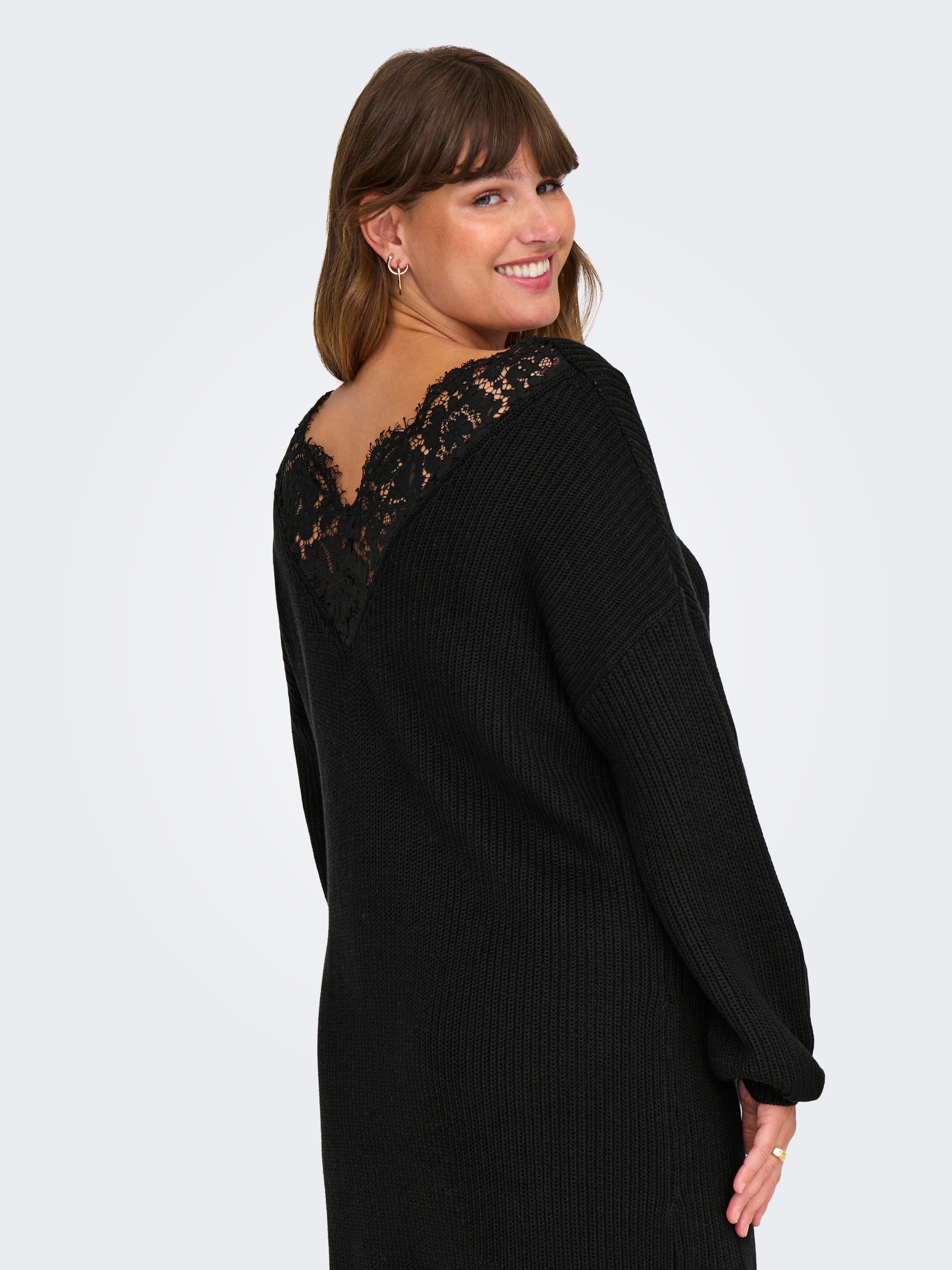 CARXENIA Langes Kleid Black