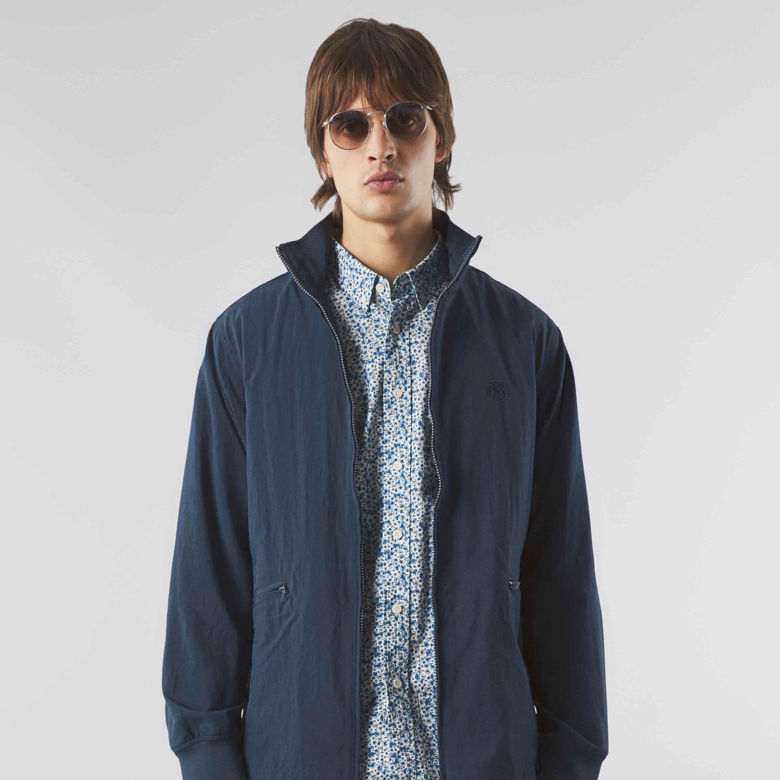 Pretty Green PG Nyl Crnkl Zip Jkt Sn99