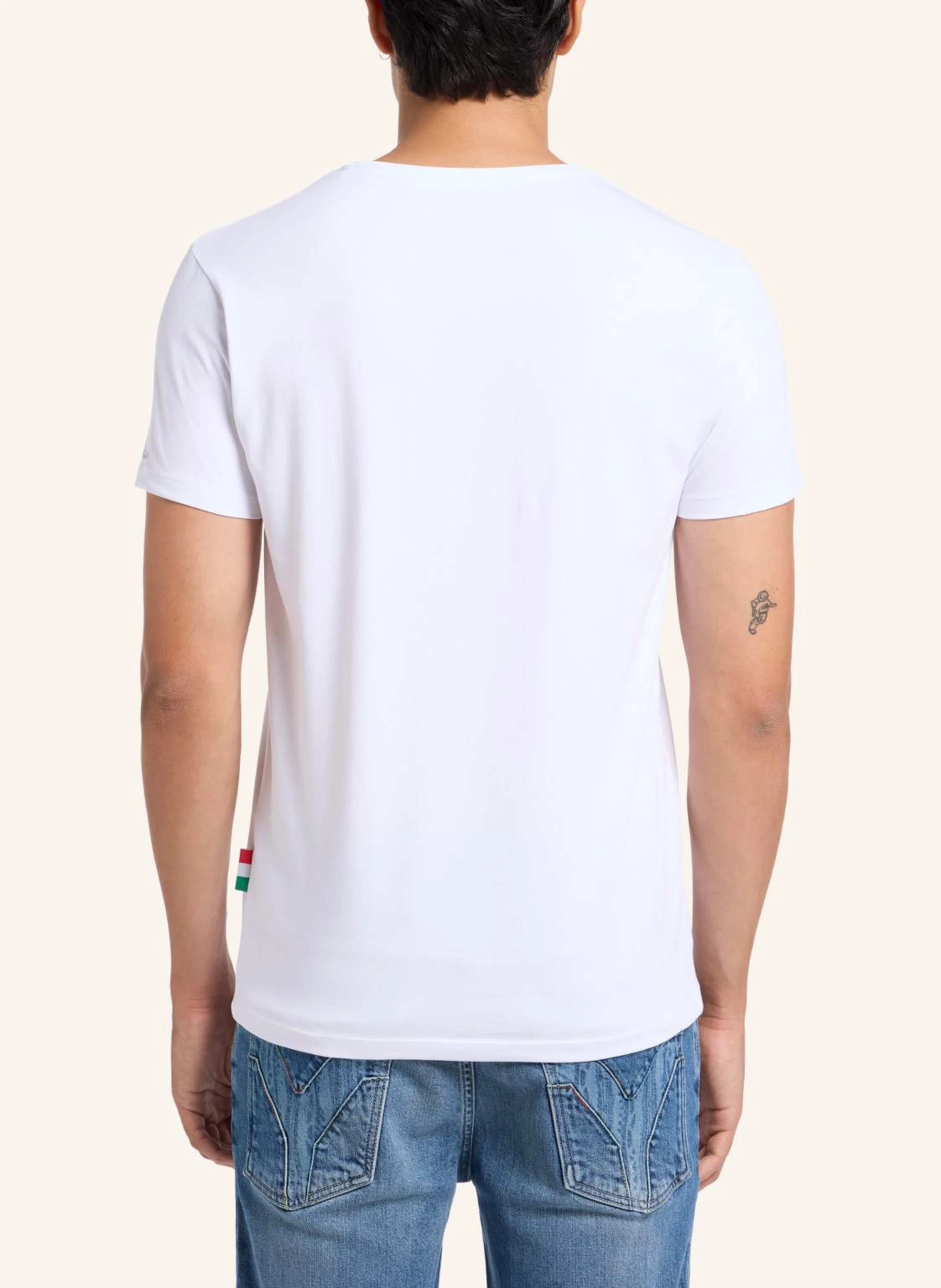 CARLO COLUCCI Rundhals T-Shirt, 2er Pack CAVALLARO