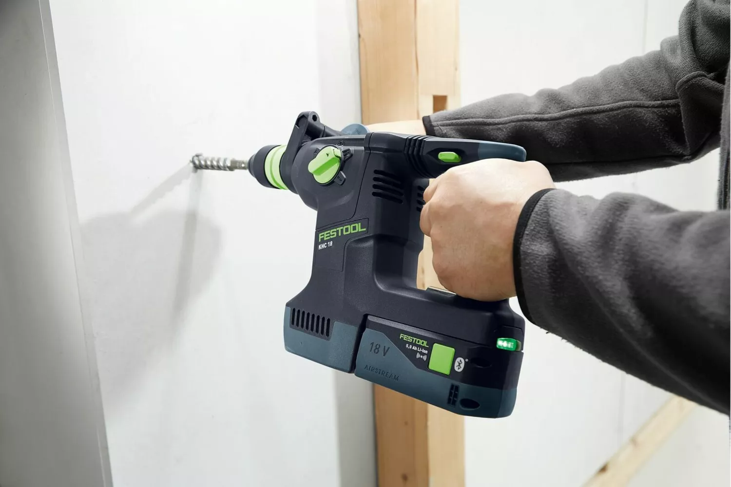 Festool KHC 18 5,0 EBI-Plus Accu-combihamer (2x 5.0Ah accu) in systainer