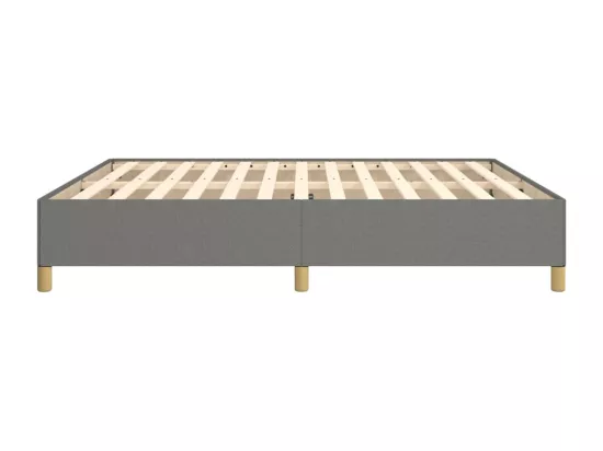 Sommier à lattes de lit Gris foncé 180x200 cm Tissu