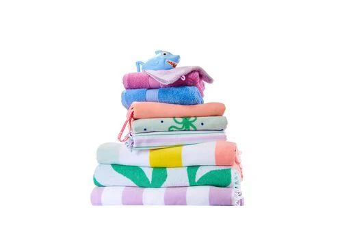 serviette de plage velours 90x180 rayures
