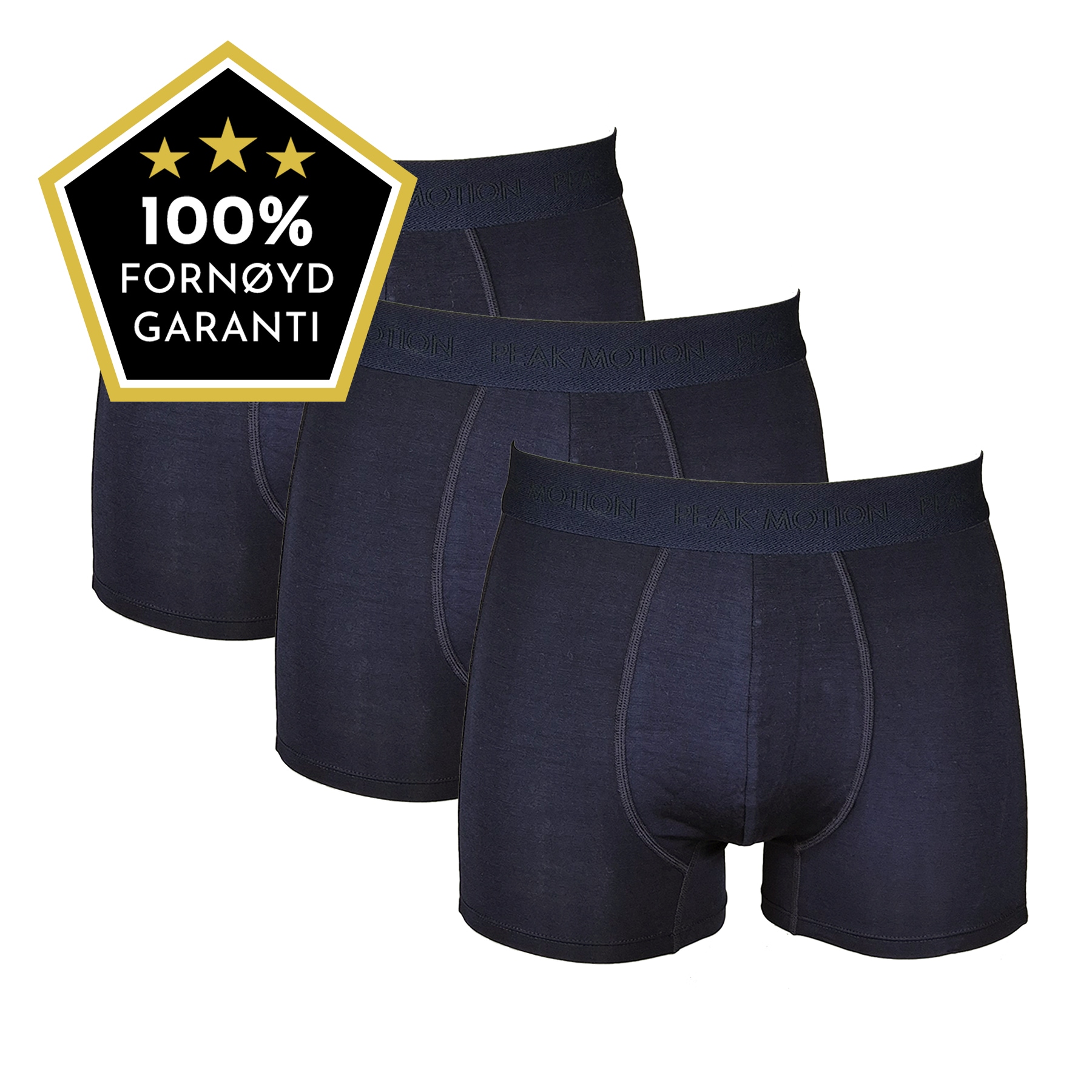 Peak Motion 3pk Supersoft Bamboo Boxer, Mens<br>Myk og komfortabel