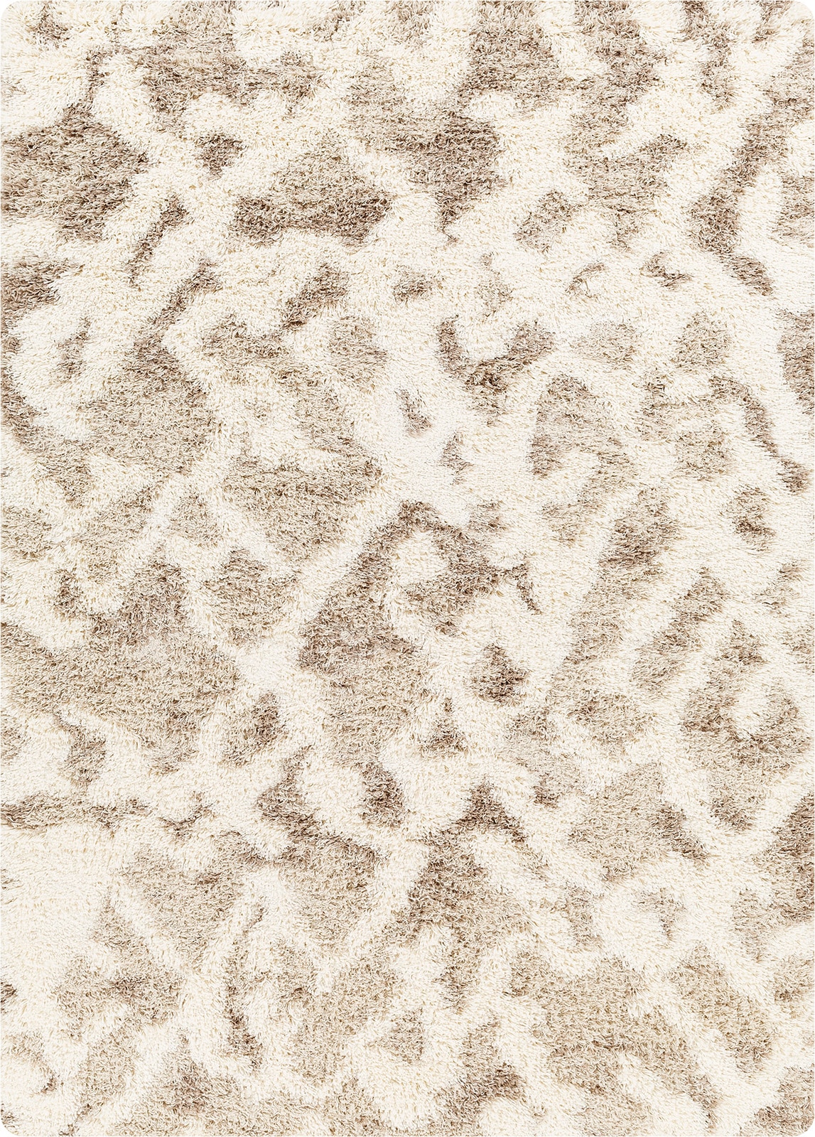 Livabliss Hochflor-Teppich »TUZLA« rechteckig 52 mm Höhe Flauschig, Langflor, Weich, Boho Wohnzimmerteppich, Beige