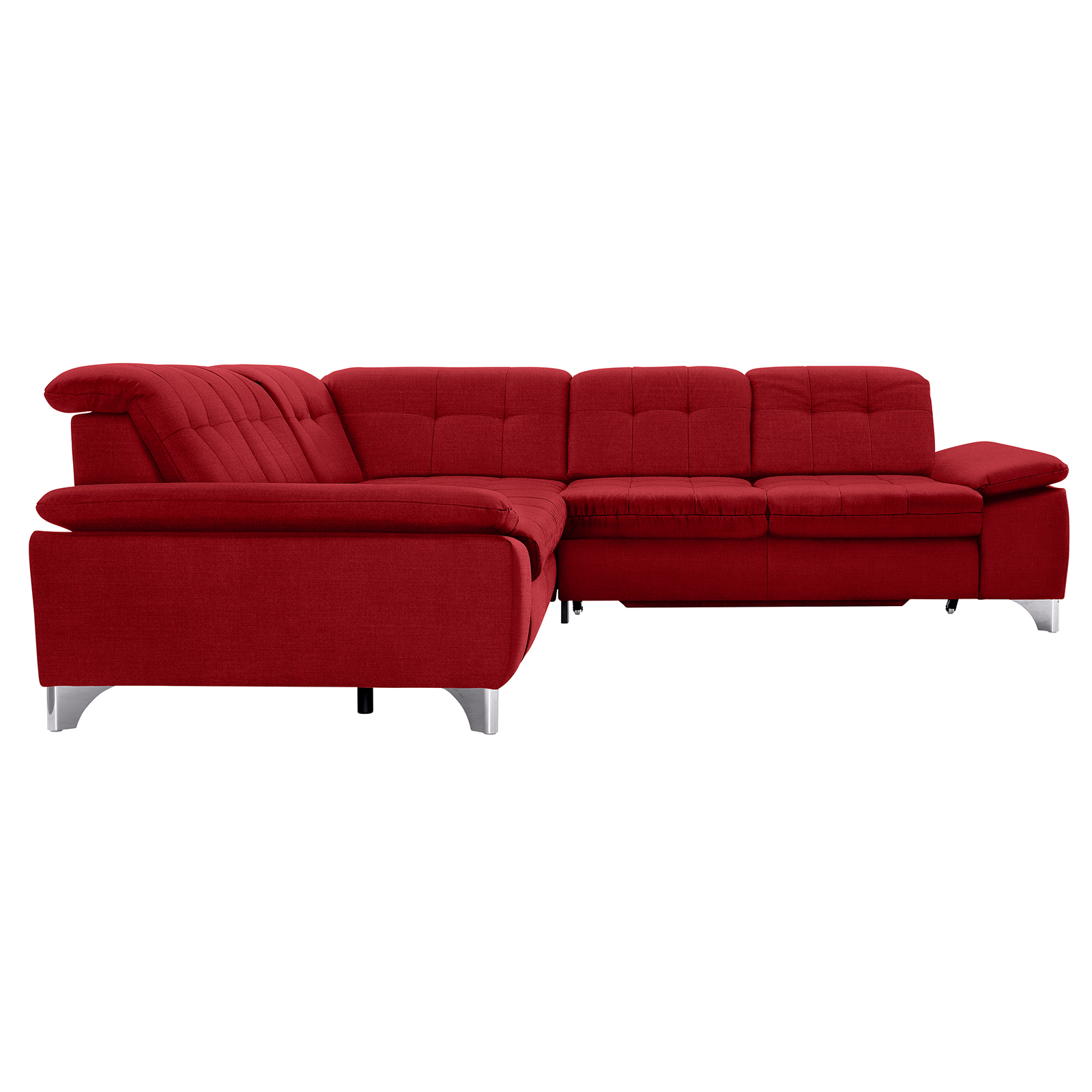 polsterpower Ecksofa - Miro bordeaux - Basismodell - links