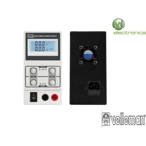 Velleman Fonte Alimentação Comutada Dc p/ Laboratório 0-30vdc/0-3a Máx - LABPS3003SM
