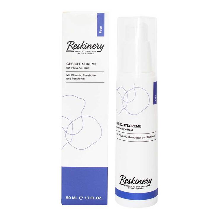 Reskinery Gesichtscreme für trockene Haut, 50 ml