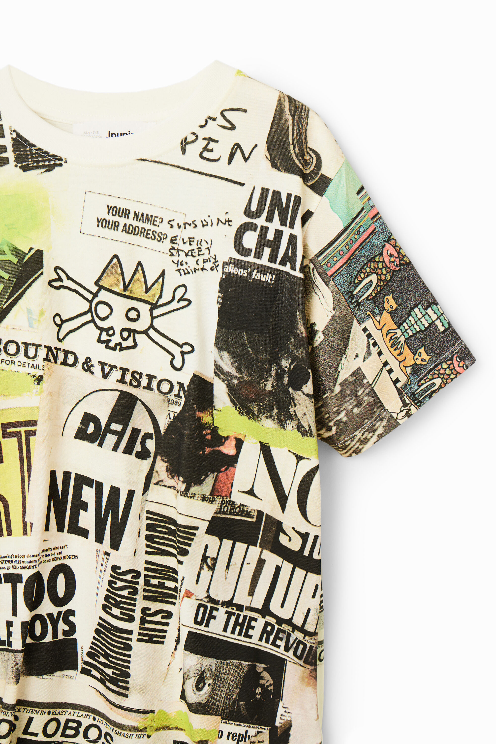 T-shirt manches courtes journal