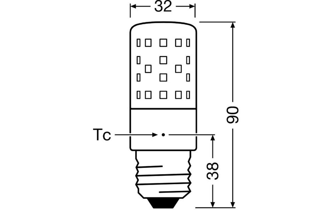 Lampe Special T Slim DIM, E27, 7.3W, 2700 K, WarmweissDimmbare schlanke LED-Lampe