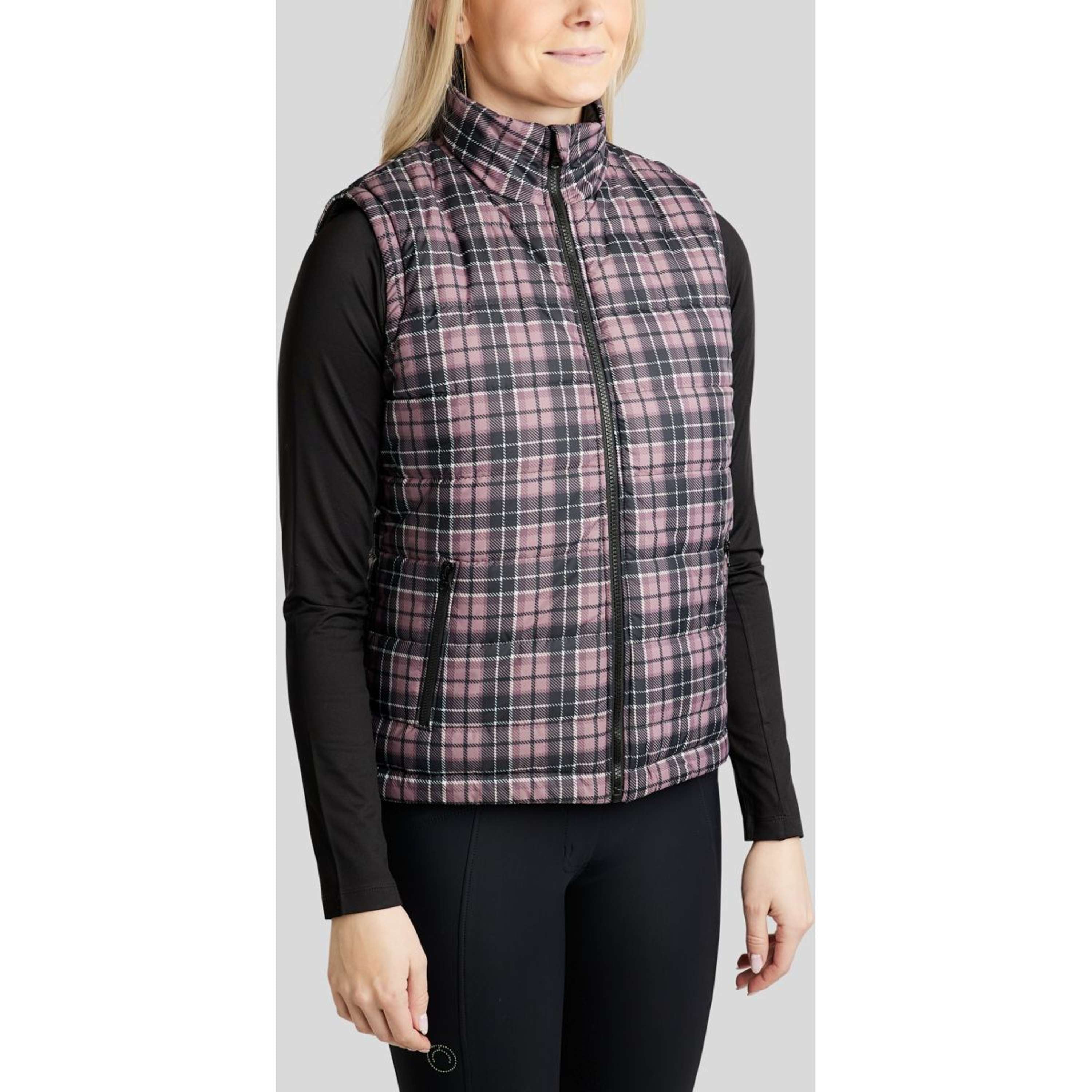 Montar Bodywarmer MoCheri Reversible Black Peony