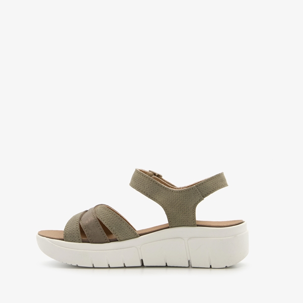 Hush Puppies dames sandalen groen/beige