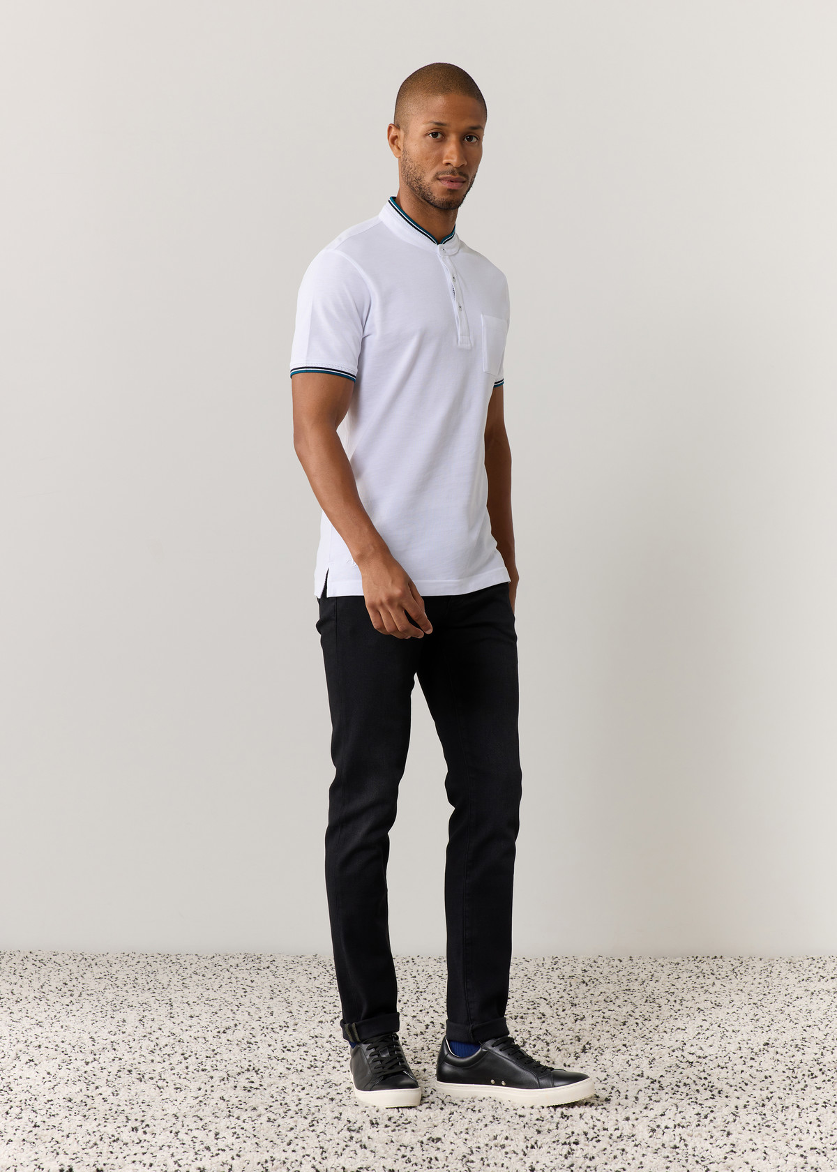 Jean skinny en coton stretch noir