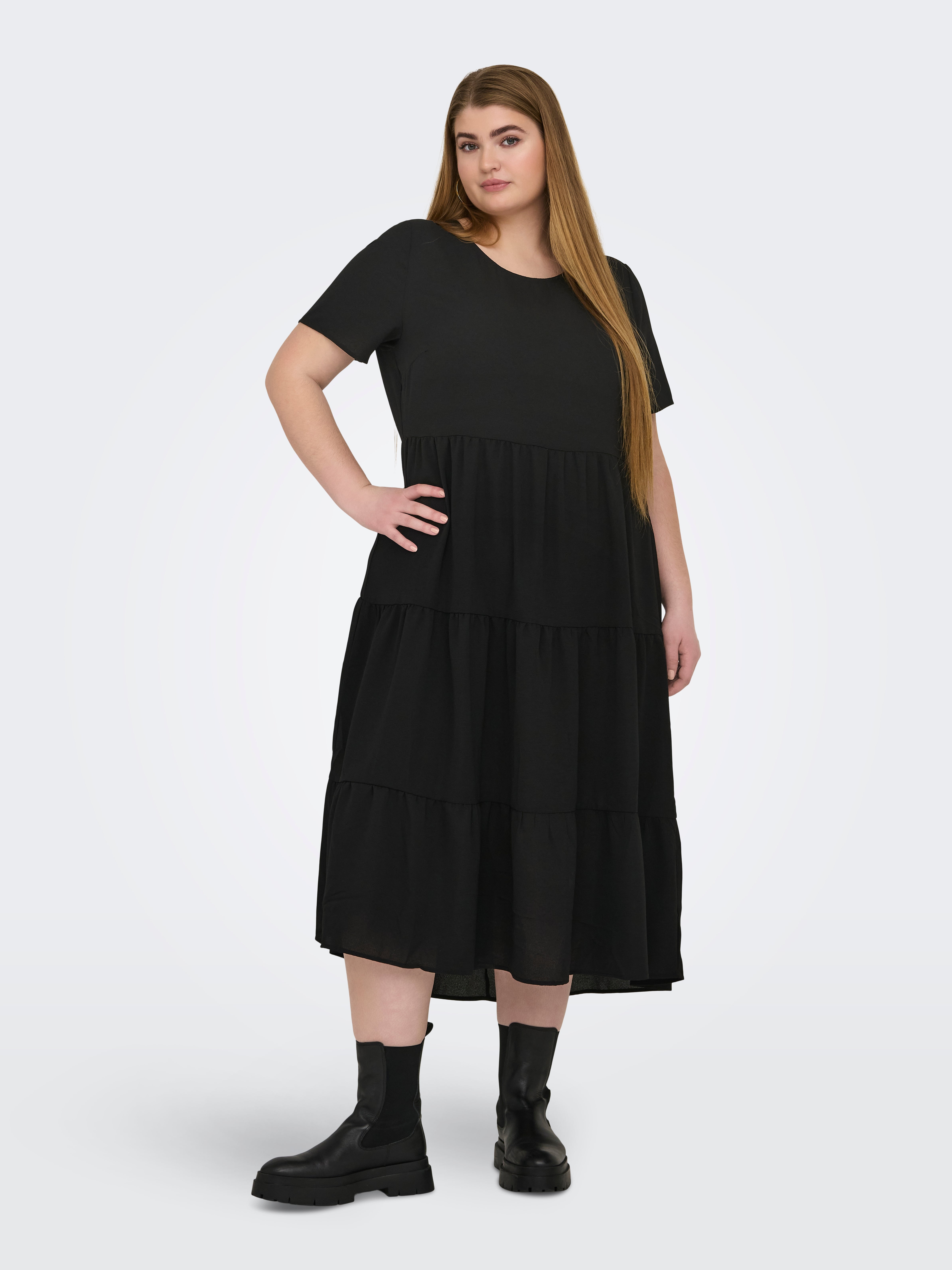 CARLUX Langes Kleid Black