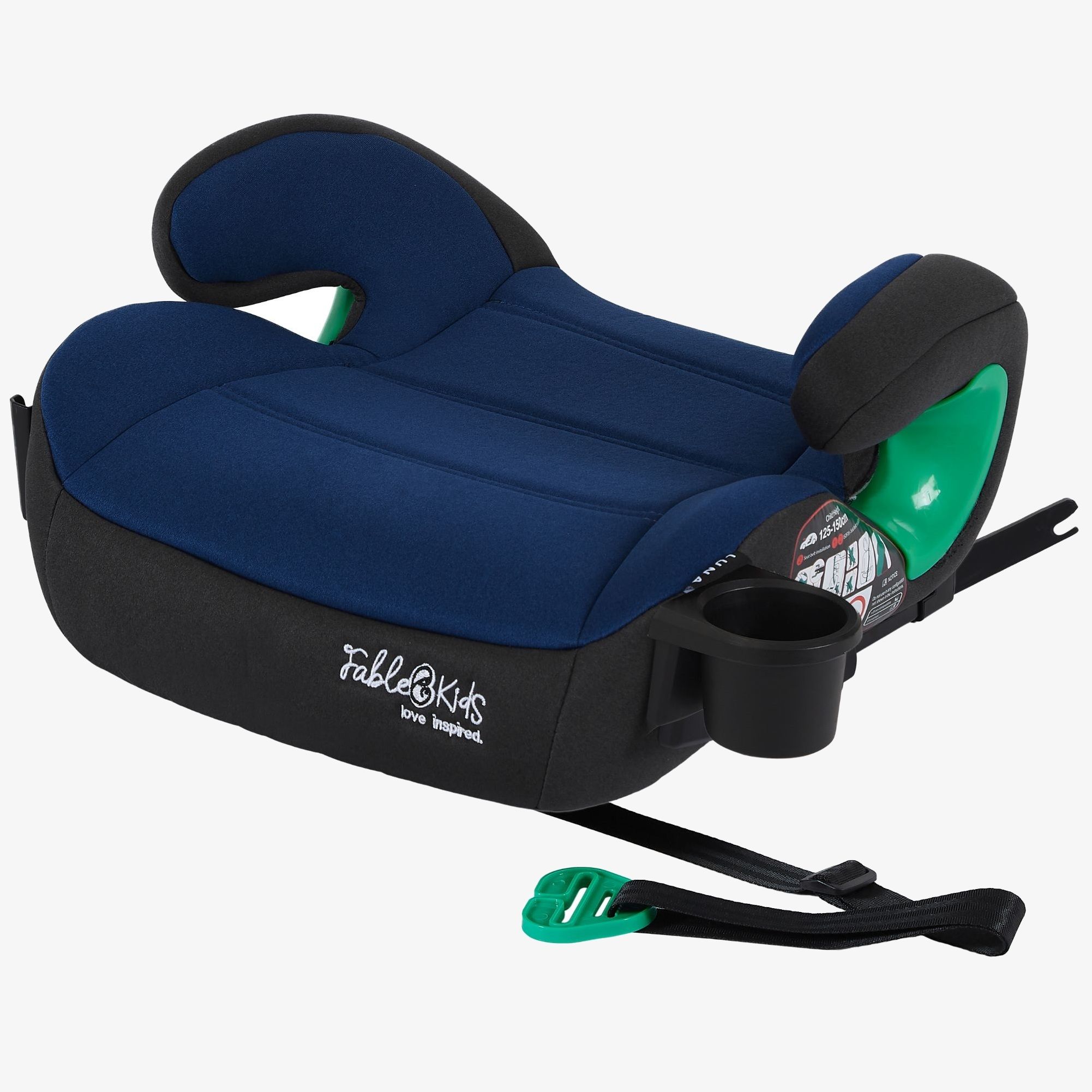FableKids Kindersitzerhöhung LUNA mit ISOFIX R129 (125-150 cm)