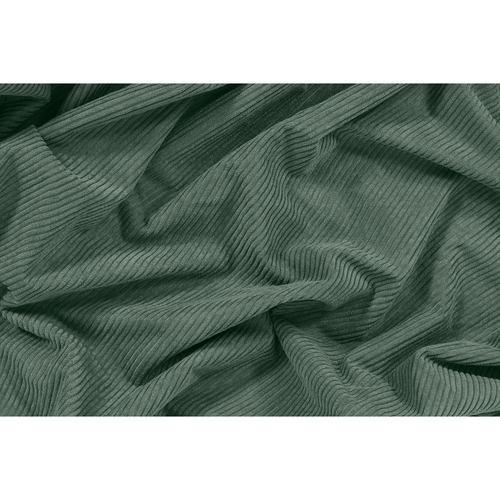 Fertigvorhang Rippenoptik grün 140 x 250 cm
