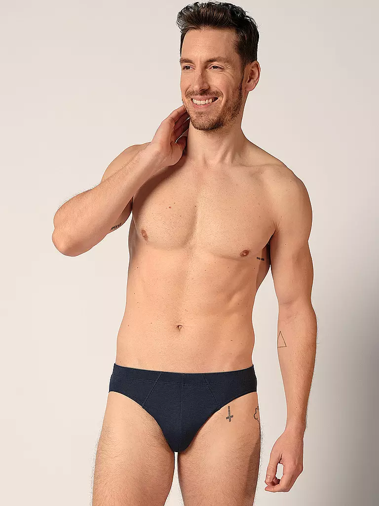 HUBER Brasil Slip 3er Pkg. blue black selection  blau