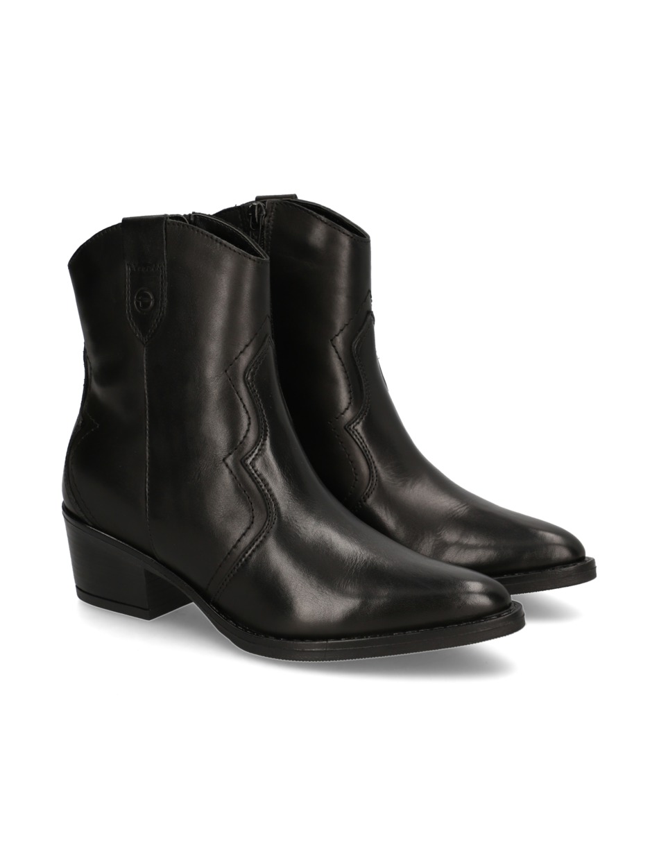 Glattleder Stiefelette
