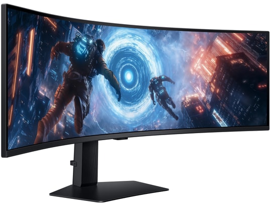 SAMSUNG - Ecran PC Gamer 49 pouces incurvé Gaming Odyssey OLED G9 - G91F 144Hz - S49FG910EU