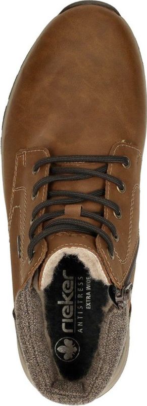 Rieker - Veterboots - Bruin - Leer - Water- en Vuilafstotend