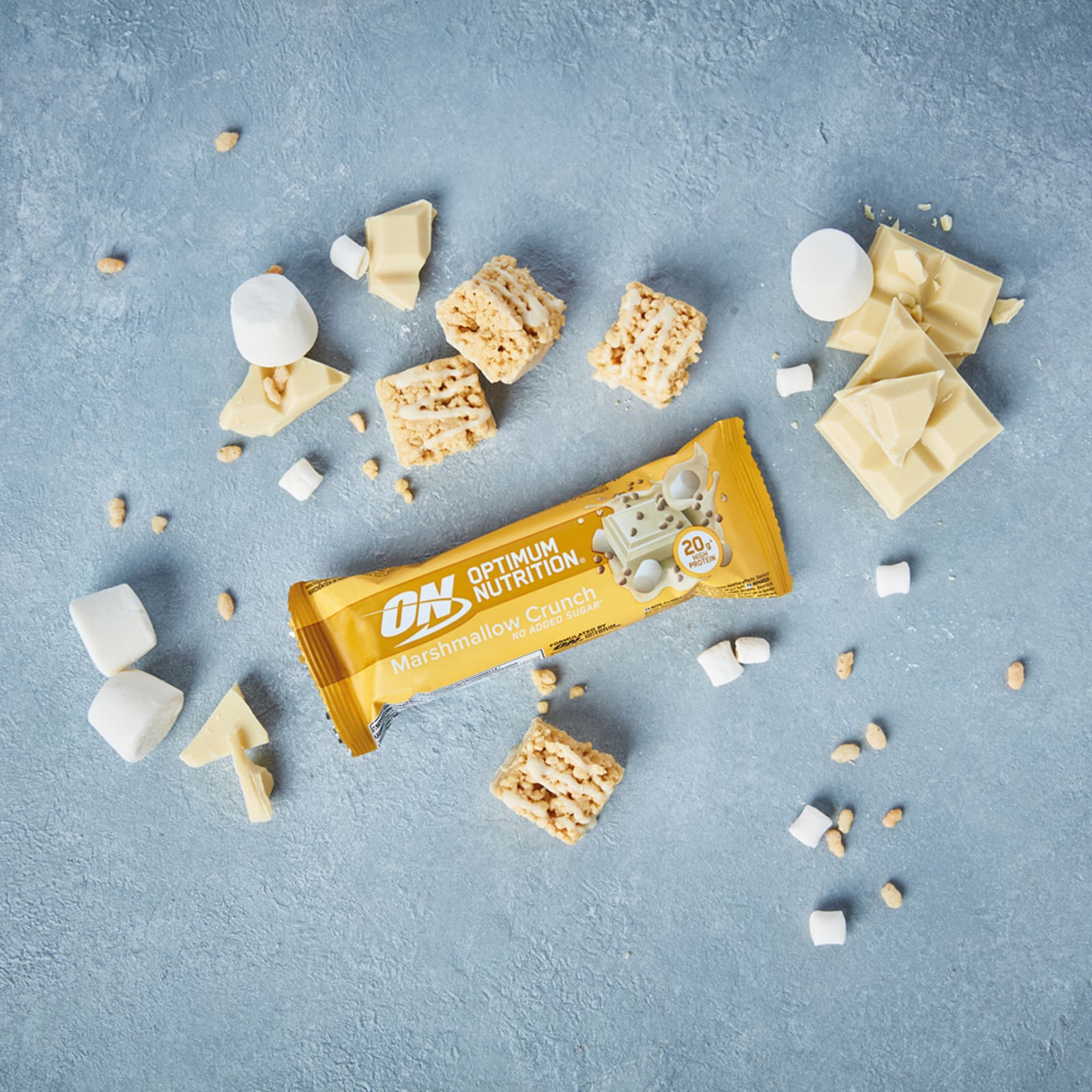 Crunch Protein Bar - 10x65g - Marshmallow