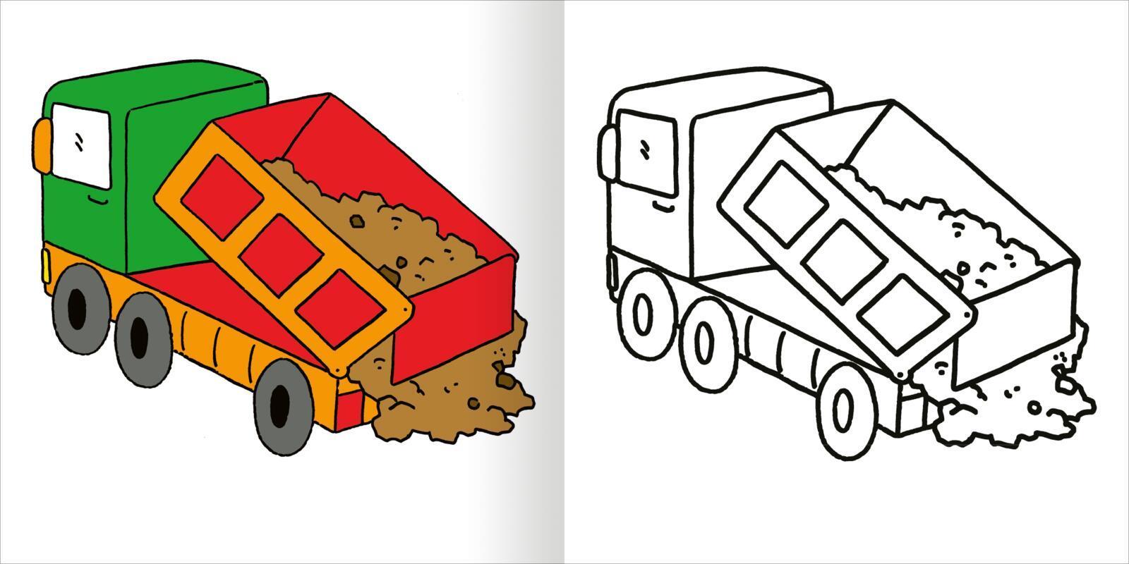 Mein erstes dickes Malbuch ab 2 - Baustelle