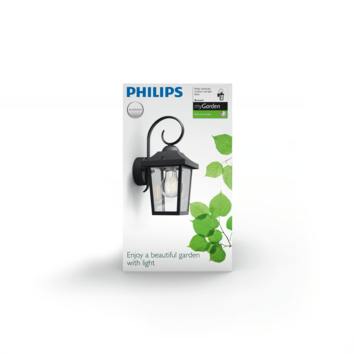 Philips buitenlamp myGarden Buzzard zwart