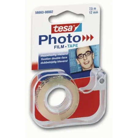 tesafilm Foto doppelseitig klebend mit Abroller 7,5mx12mm
