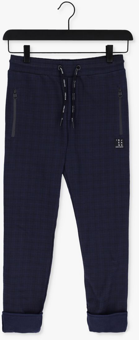 INDIAN BLUE JEANS donkerblauwe indian blue jeans joggingbroek jog pant check