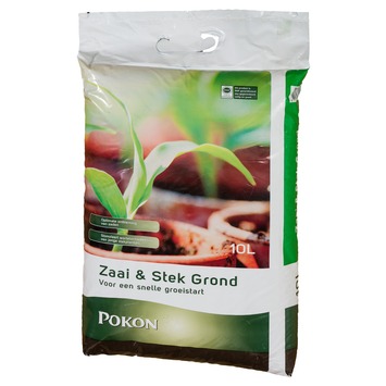 Pokon Bio zaai & stekgrond turfvrij 10 L