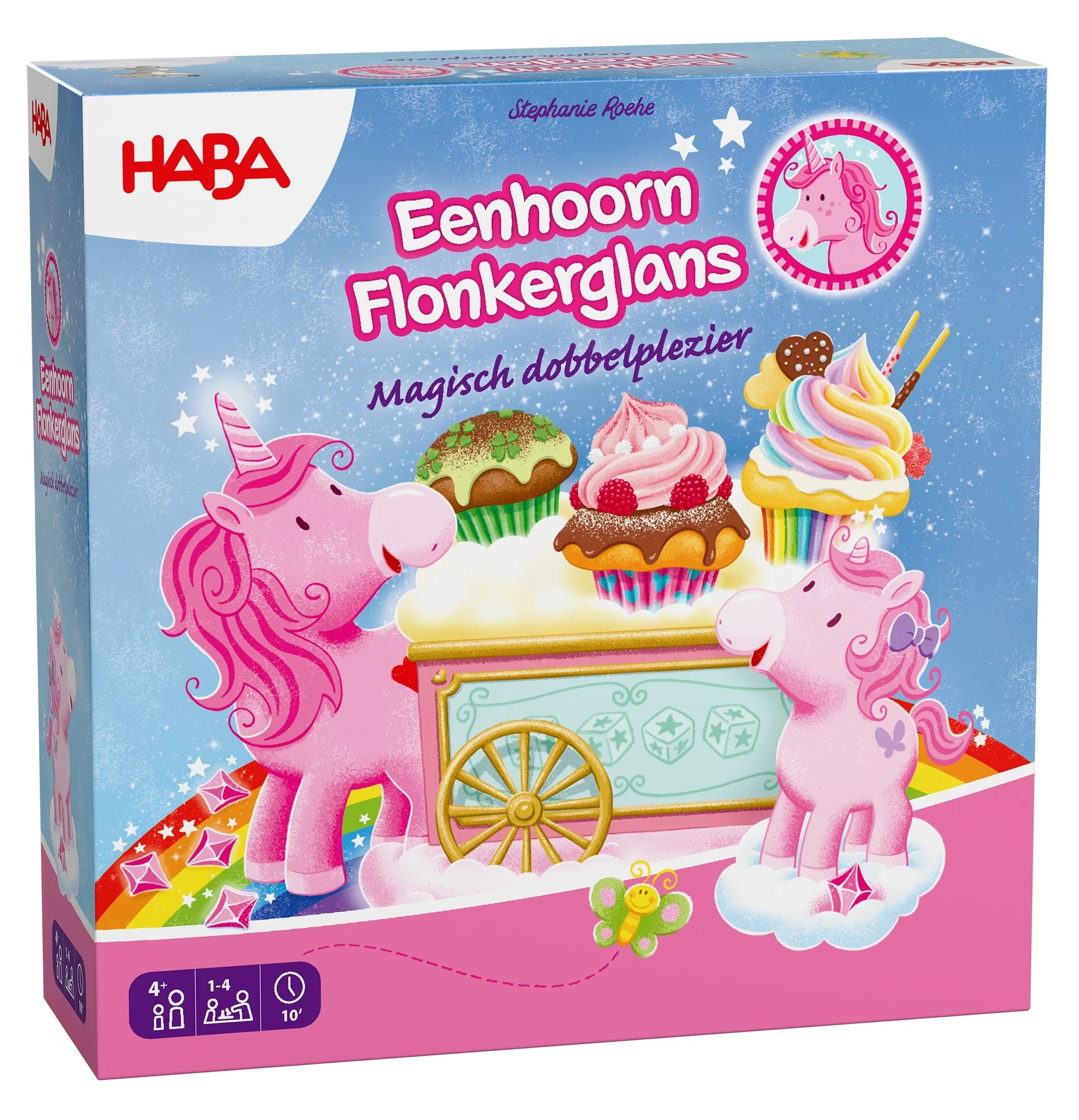 Haba Haba spel - Eenhoorn Flonkerglans- Magisch dobbelplezier