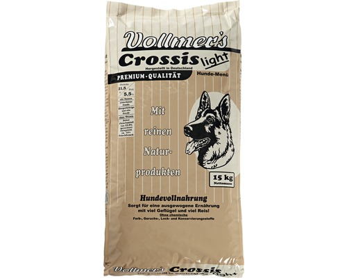 Droog hondenvoer, Vollmers Crossis Light 15 kg