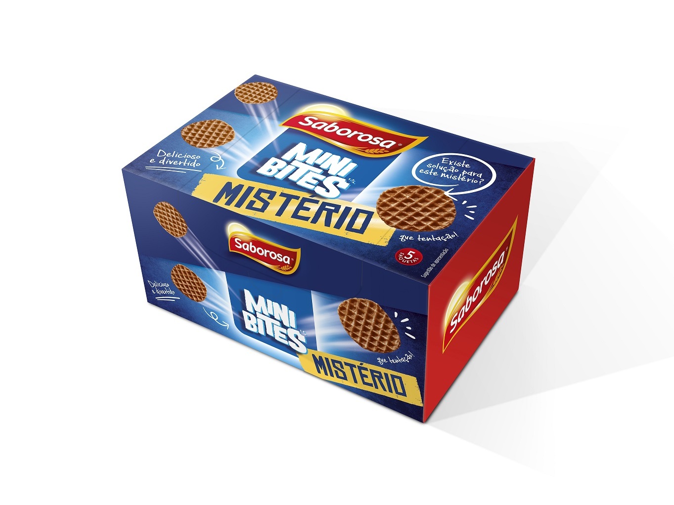 BOLACHAS SABOROSA MINI BITES SABOR MISTÉRIO 150G