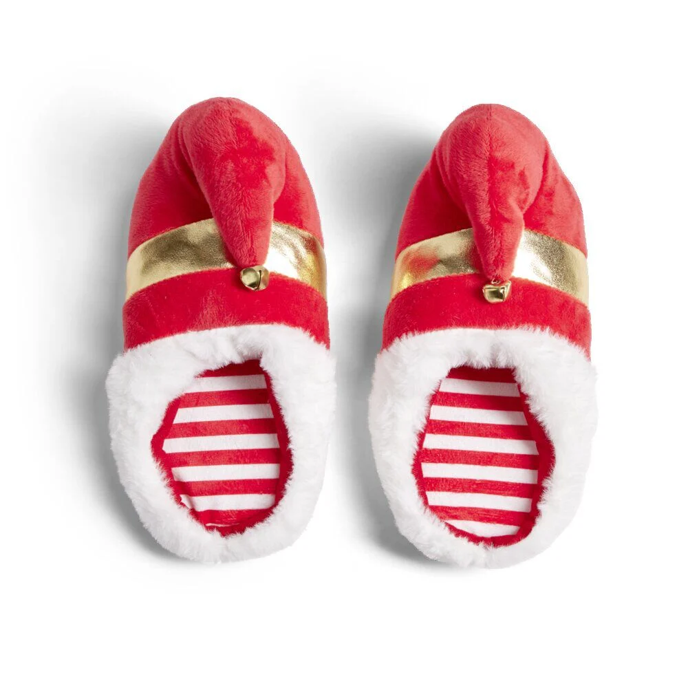 Chaussons Noël mixte lutin rouges T36 à 45