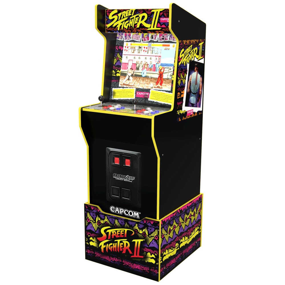 Arcade1Up Street Fighter Capcom Legacy Edition-Automat mit 12 Spielen