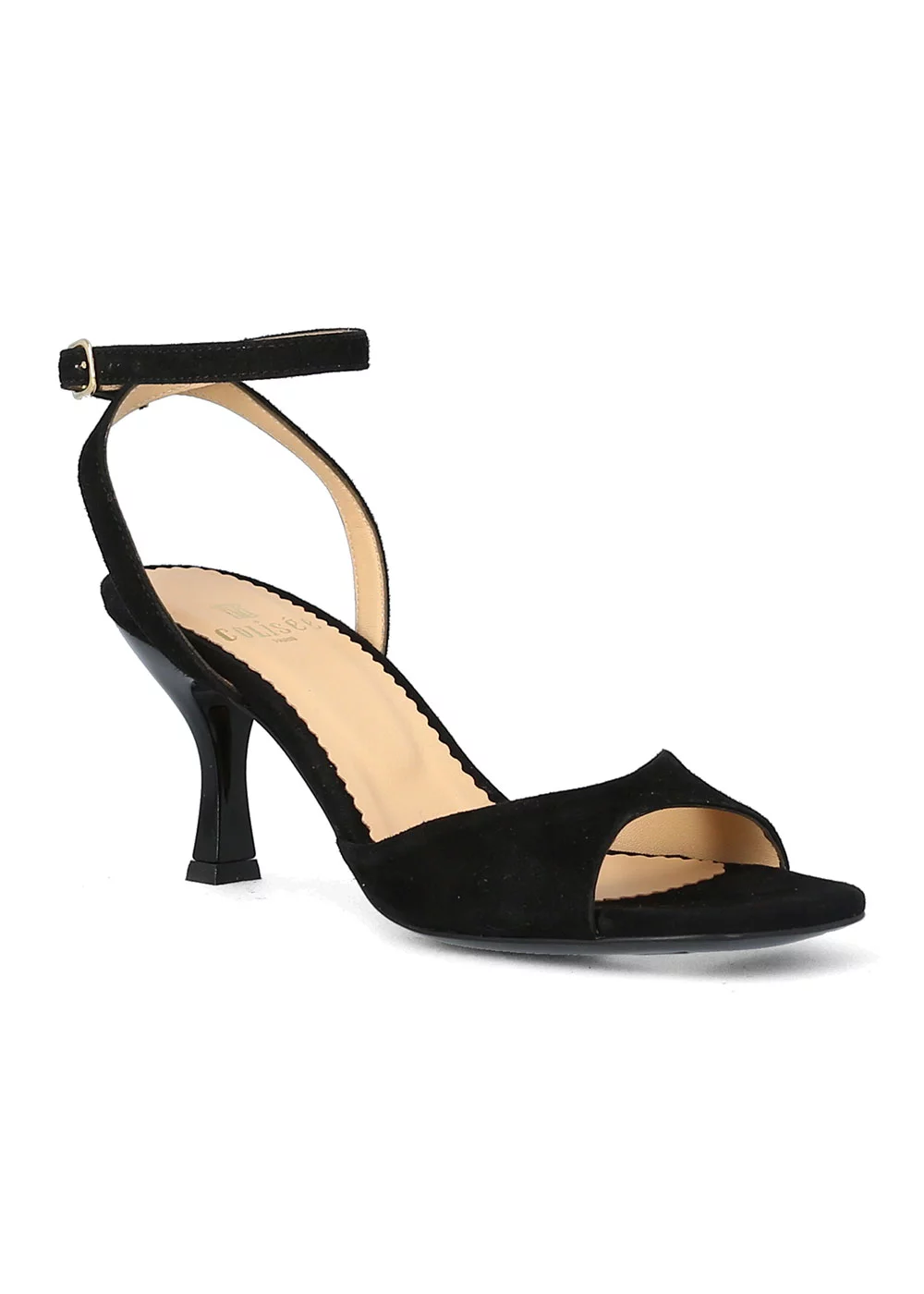 SANDALE OSANA VELOURS NOIR