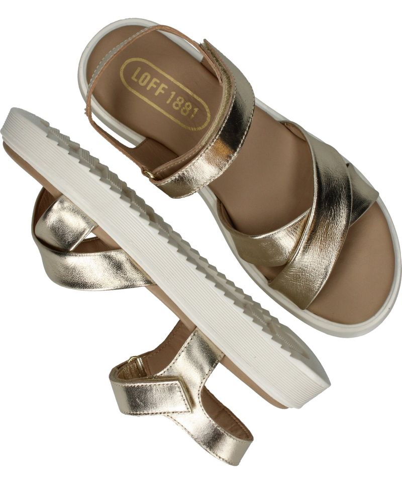 LOFF 1881 Sandalen Goud Dames