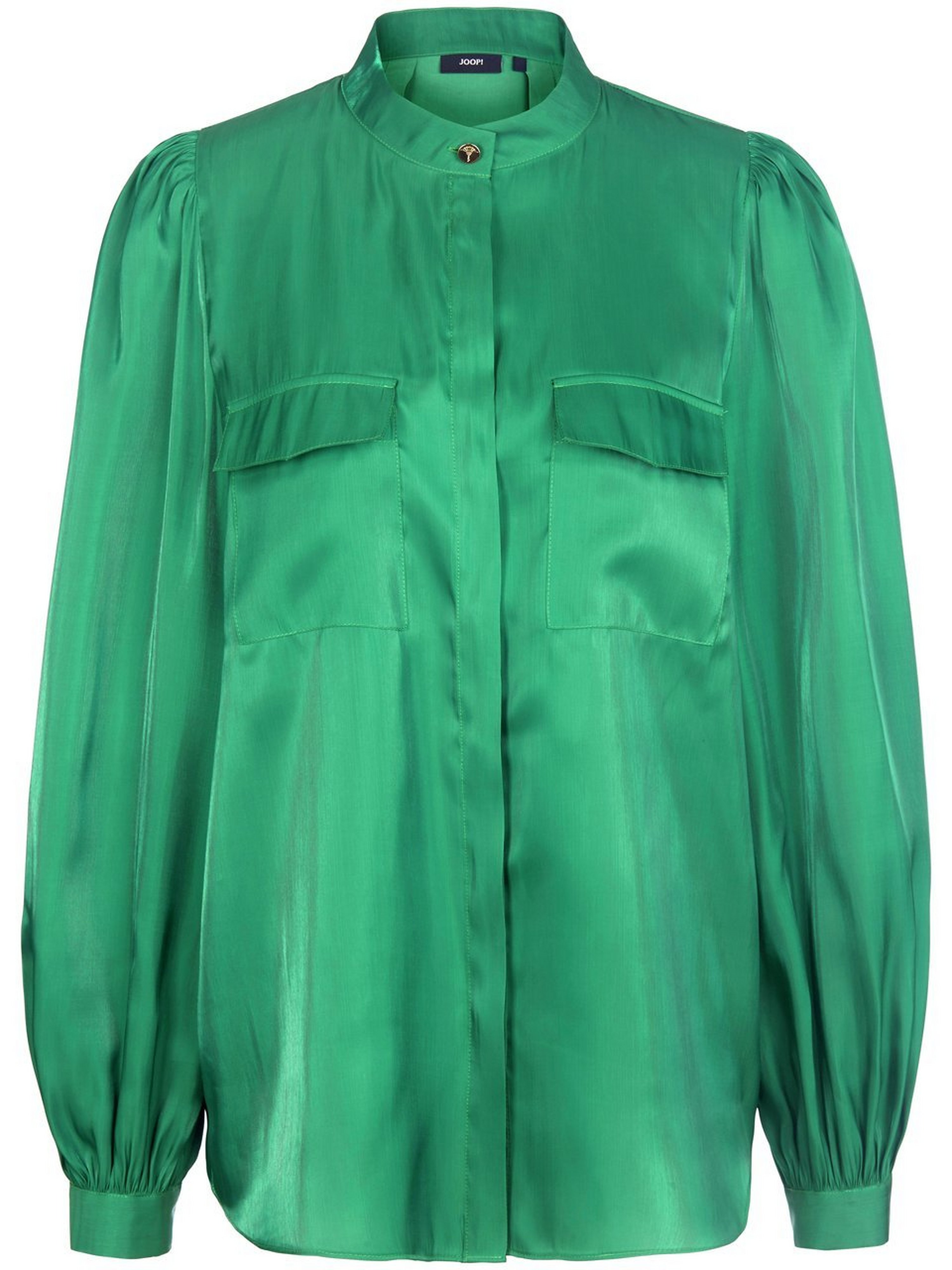 Bluse mit Stehkragen