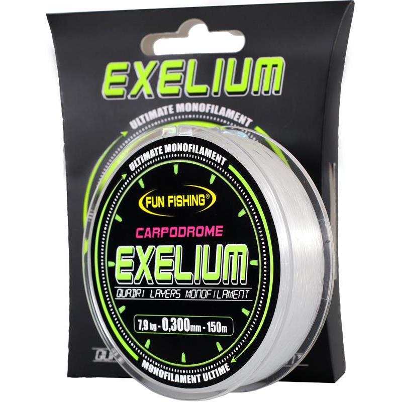 Nylon Fun Fishing Monofilament Exelium Carpodrome - 150M