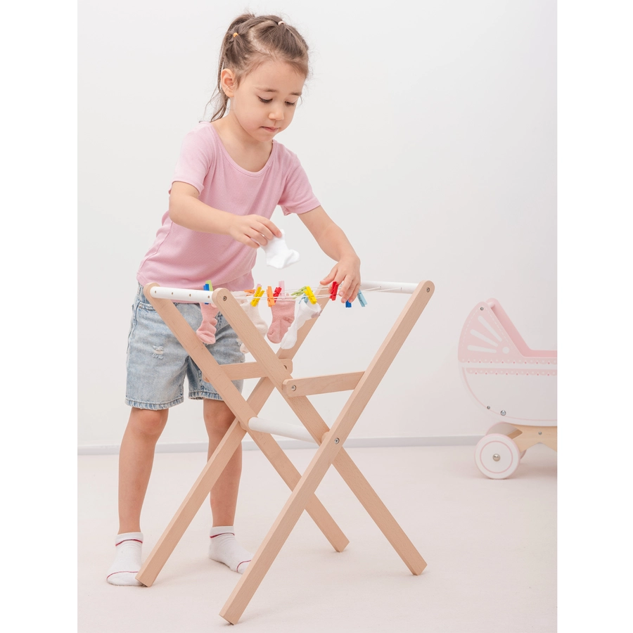 New Classic Toys Wäscheständer bunt