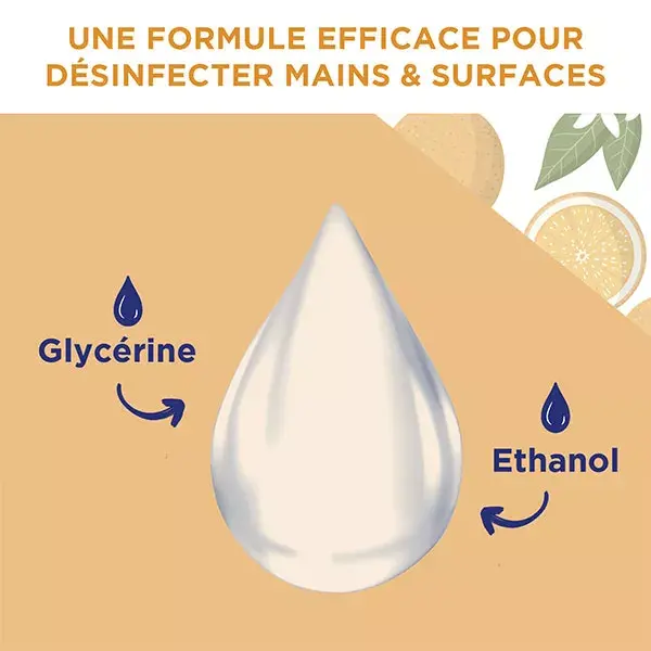 Spray desinfetante hidroalcoólico Baccide para mãos e superfícies, fragrância Flor de Laranjeira, 100ml